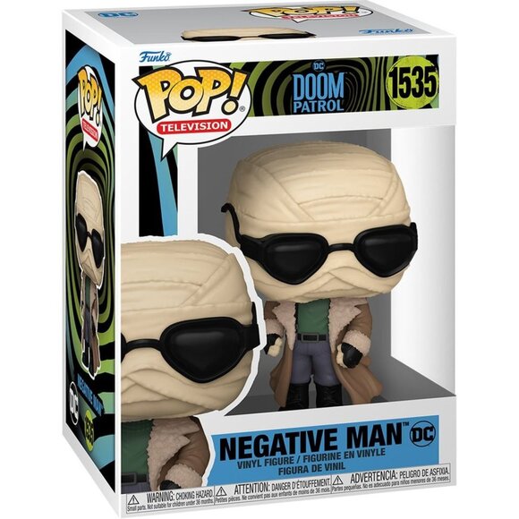 Doom Patrol Negative Man Funko Pop! Vinyl Figure #1535 - Picture 2 of 4